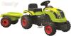 Smoby Baby traktor dětský šlapací CLAAS zelený s vlečkou a klaksonem plast