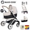 Smoby Maxi-Cosi kočárek kombinovaný pro panenku miminko béžový Smoby Maxi-Cosi kočárek kombinovaný pro panenku miminko béžový