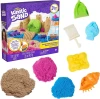 Spin Master Kinetic sand písčitá pláž kreativní set tekutý písek s nástroji