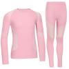 Spokey FURIOUS SET Dětské termoprádlo, růžové POUZE 134/140 (VÝPRODEJ)