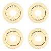 Spokey PU 76 mm Náhradní kolečka k bruslím FREESPO WHITE SET, 4 ks