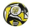 SPORTTEAM Fotbalový míč miniball černo-neon.žlutý