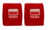 SPORTTEAM Polsko červeno-bílé pletené fanouškovské potítko 2 kusy