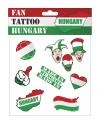 SPORTTEAM Maďarsko 1 fanouškovské tetovací obtisky SPORTTEAM Maďarsko 1 fanouškovské tetovací obtisky