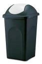 Stefanplast Koš odp.výklop.MULTIPAT 60l čtverc.ČER/BÍ víko PH Stefanplast Koš odp.výklop.MULTIPAT 60l čtverc.ČER/BÍ víko PH