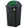 Stefanplast Koš odp.výklop.MULTIPAT 60l čtverc.ČER/ZE víko PH Stefanplast Koš odp.výklop.MULTIPAT 60l čtverc.ČER/ZE víko PH