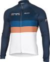 Stevens Aero Equipe Modro/bílo/zlatý Dlouhý Rukáv dres