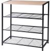 Storage Solutions Botník kovový 3 police 63 x 30 x 63 cm