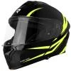 Street Racer Vyklápěcí helma Fury černo-fluo žlutá + sleva 300,- na příslušenství