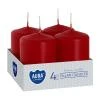 Admit Svíčka adventní 60x40mm ČRV BURGUND (4ks) Admit Svíčka adventní 60x40mm ČRV BURGUND (4ks)