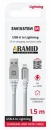 Swissten DATOVÝ KABEL KEVLAR USB / LIGHTNING 1,5 M BÍLÝ Swissten DATOVÝ KABEL KEVLAR USB / LIGHTNING 1,5 M BÍLÝ