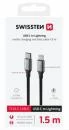 Swissten DATOVÝ KABEL TEXTILE II USB-C / LIGHTNING 1,5 M ČERNÝ Swissten DATOVÝ KABEL TEXTILE II USB-C / LIGHTNING 1,5 M ČERNÝ