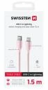 Swissten DATOVÝ KABEL TEXTILE II USB-C / LIGHTNING 1,5 M RŮŽOVÝ Swissten DATOVÝ KABEL TEXTILE II USB-C / LIGHTNING 1,5 M RŮŽOVÝ