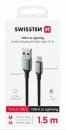 Swissten DATOVÝ KABEL TEXTILE II USB / LIGHTNING 1,5 M ČERNÝ Swissten DATOVÝ KABEL TEXTILE II USB / LIGHTNING 1,5 M ČERNÝ