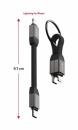 SWISSTEN MAGNETICKÝ KEYCHAIN KABEL USB-C / LIGHTNING 9,7 CM