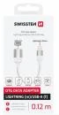 Swissten OTG ADAPTÉR TEXTILE LIGHTNING (samec) / USB-A (samice) 0,12 M BÍLÝ Swissten OTG ADAPTÉR TEXTILE LIGHTNING (samec) / USB-A (samice) 0,12 M BÍLÝ