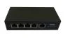 Adex ADS105FRP-4POAF černý 5x LAN, 1x PoE-in reverzní, 4x PoE-out switch