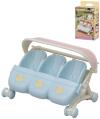 Sylvanian Families kočárek / autosedačka pro trojčata doplněk k herním sadám