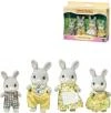 Sylvanian Families rodina šedých králíků set 4 figurky v krabici Sylvanian Families rodina šedých králíků set 4 figurky v krabici