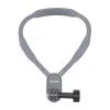 Telesin Neckband šedý držák na krk pro sportovní kamery a telefony