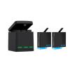 Telesin Tříslotový nabíjecí box pro GoPro Hero 8 + 2 baterie (GP-BNC-801)