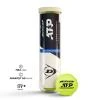 Dunlop ATP Championship fluorescenční žlutozelené tenisové míče Dunlop ATP Championship fluorescenční žlutozelené tenisové míče