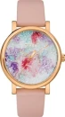 Timex Crystal Bloom dámské analogové hodinky s koženým řemínkem Timex Crystal Bloom dámské analogové hodinky s koženým řemínkem