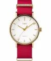 Timex Fairfield Crystal červené dámské analogové hodinky Timex Fairfield Crystal červené dámské analogové hodinky