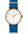 Timex Fairfield Crystal modré dámské analogové hodinky Timex Fairfield Crystal modré dámské analogové hodinky