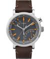 Timex Metropolitan+, s hnědým koženým řemínkem