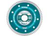TOTAL-TOOLS Kotouč diamantový řezný, ultratenký, 125mm, univerzální, industrial, 125x22,2mm