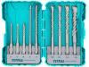 TOTAL TOOLS Vrtáky, sada 9ks, SDS Plus, industrial, SDS Plus