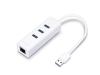 TP-Link UE330 síťový adaptér, USB3.0, 1x 10/100/1000Mbps + USB hub 3x USB 3.0 porty