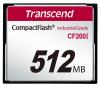 Transcend 512MB INDUSTRIAL TEMP CF200I CF CARD, paměťová karta (SLC) Transcend 512MB INDUSTRIAL TEMP CF200I CF CARD, paměťová karta (SLC)