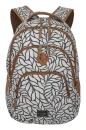 Travelite Basics Backpack Print krémový batoh na notebook Travelite Basics Backpack Print krémový batoh na notebook