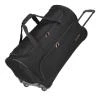 Travelite Basics Fresh Wheeled Duffle Black taška Travelite Basics Fresh Wheeled Duffle Black taška