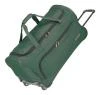 Travelite Basics Fresh Wheeled Duffle Dark green taška Travelite Basics Fresh Wheeled Duffle Dark green taška
