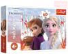 Trefl Puzzle Kouzelný svět Anny a Elsy Frozen 2 (Ledové Království) 33x22cm 60 dílků