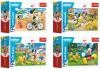Trefl PUZZLE Mickey Mouse Den s přáteli mini 20x13cm 54 dílků 4 druhy Trefl PUZZLE Mickey Mouse Den s přáteli mini 20x13cm 54 dílků 4 druhy
