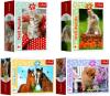 Trefl PUZZLE Mini Zvířátka mláďata 20x13cm 54 dílků skládačka 4 druhy