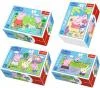 Trefl PUZZLE Prasátko Peppa Pig U rybníka mini 20x13cm 54 dílků 4 druhy Trefl PUZZLE Prasátko Peppa Pig U rybníka mini 20x13cm 54 dílků 4 druhy