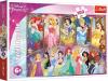 Trefl PUZZLE Princezny Portréty princezen 41x28cm skládačka 160 dílků