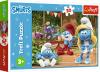 Trefl PUZZLE Šmoulové a Šmoulinka 27x20cm skládačka 30 dílků Trefl PUZZLE Šmoulové a Šmoulinka 27x20cm skládačka 30 dílků