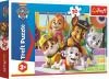 Trefl PUZZLE Tlapková patrola: Vždy včas 27x20cm skládačka 30 dílků Trefl PUZZLE Tlapková patrola: Vždy včas 27x20cm skládačka 30 dílků