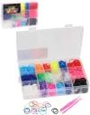 UDĚLEJ SI NÁRAMEK Gumičky LOOM BANDS 1440ks set s doplňky mix barev UDĚLEJ SI NÁRAMEK Gumičky LOOM BANDS 1440ks set s doplňky mix barev