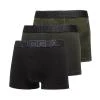 Under Armour 3 PACK-UA PERFORMANCE COTTON - PRINT 3 inch-GRN pánské boxerky