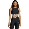 Under Armour HeatGear Rib Tank-BLK 2025 dámský sportovní top Under Armour HeatGear Rib Tank-BLK 2025 dámský sportovní top