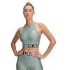 Under Armour HeatGear Rib Tank-GRN 2025 dámský sportovní top
