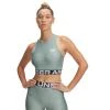 Under Armour HeatGear Rib Tank-GRN 2025 dámský sportovní top Under Armour HeatGear Rib Tank-GRN 2025 dámský sportovní top