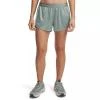 Under Armour Tech Play Up Shine Shorts-GRN dámské tréninkové kraťasy Under Armour Tech Play Up Shine Shorts-GRN dámské tréninkové kraťasy